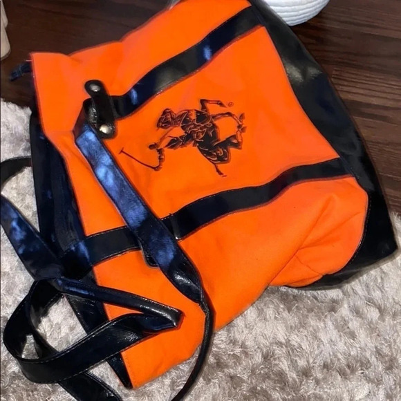RARE Vintage Us Polo  Assn Canvas tote bag - Picture 9 of 14